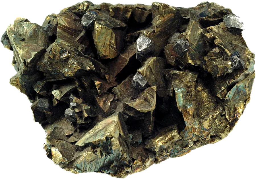 Chalcopyrite, the principal ore of copper